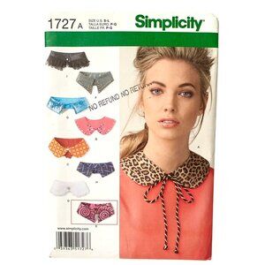 SIMPLICITY 2364 Sewing Pattern Misses Collar Accessories UNCUT Size S M L